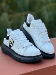 Adidasi Carl Alb/Negru 2